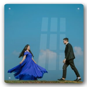 Customized Crystal Clear Acrylic Photo Frame Modern Frameless Design