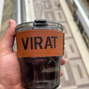 Personalised Name Slub Glass 450 ML