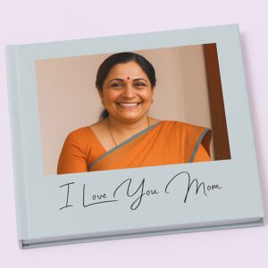 Personalized Mother’s Day Photo Album Gift with Custom Message Family Pictures Hardcover Memory Book Gift for Mom