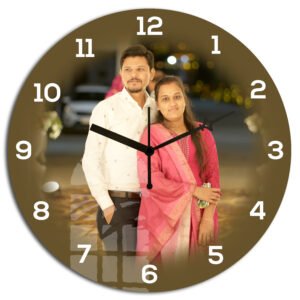 Circuler Shape Customized Photo Wall Clock Acrylic Photo/Personalized Shaped Design Wall Clock